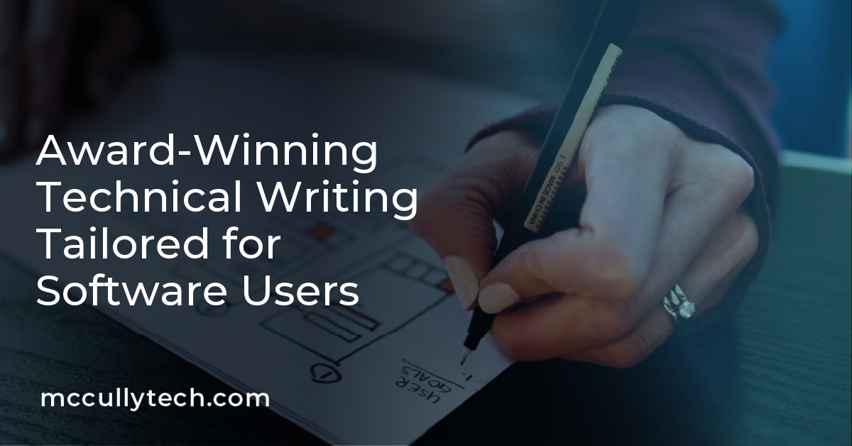 Award-Winning Technical Writing Tailored for Software Users